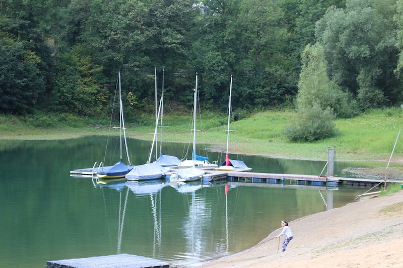 Auf dem Jugendzeltplatz Aggertal haben alle Spaß. Im Wasser und auch an Land. 