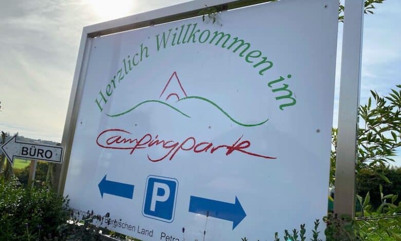 Der Campingpark heißt seine Gäste Herzlich Willkommen